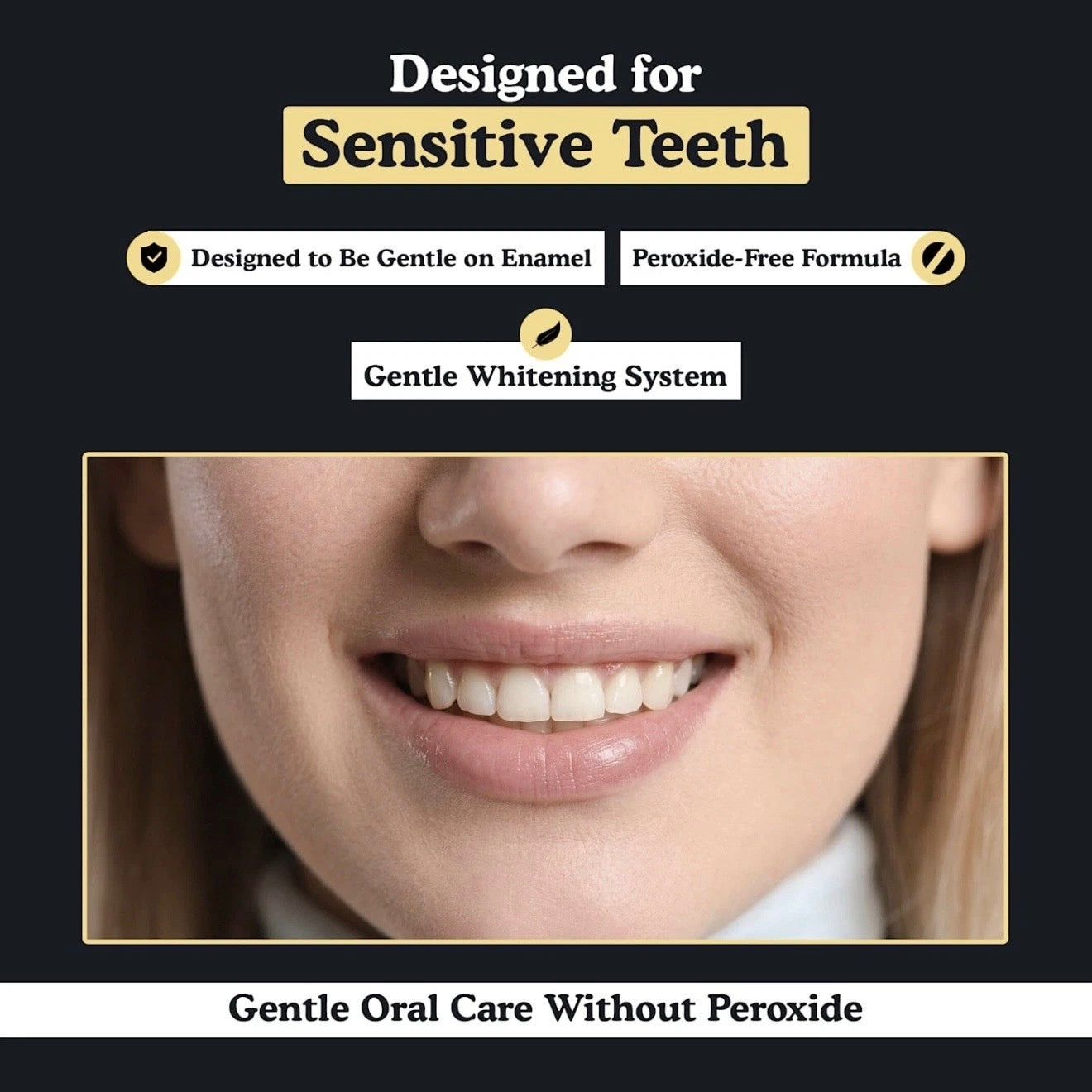 VeraLife Cocunut-freshness Teeth Whitening Strips • Peroxide-Free • Enzyme Based • Gentle on Sensitive Teeth (28 Strips)